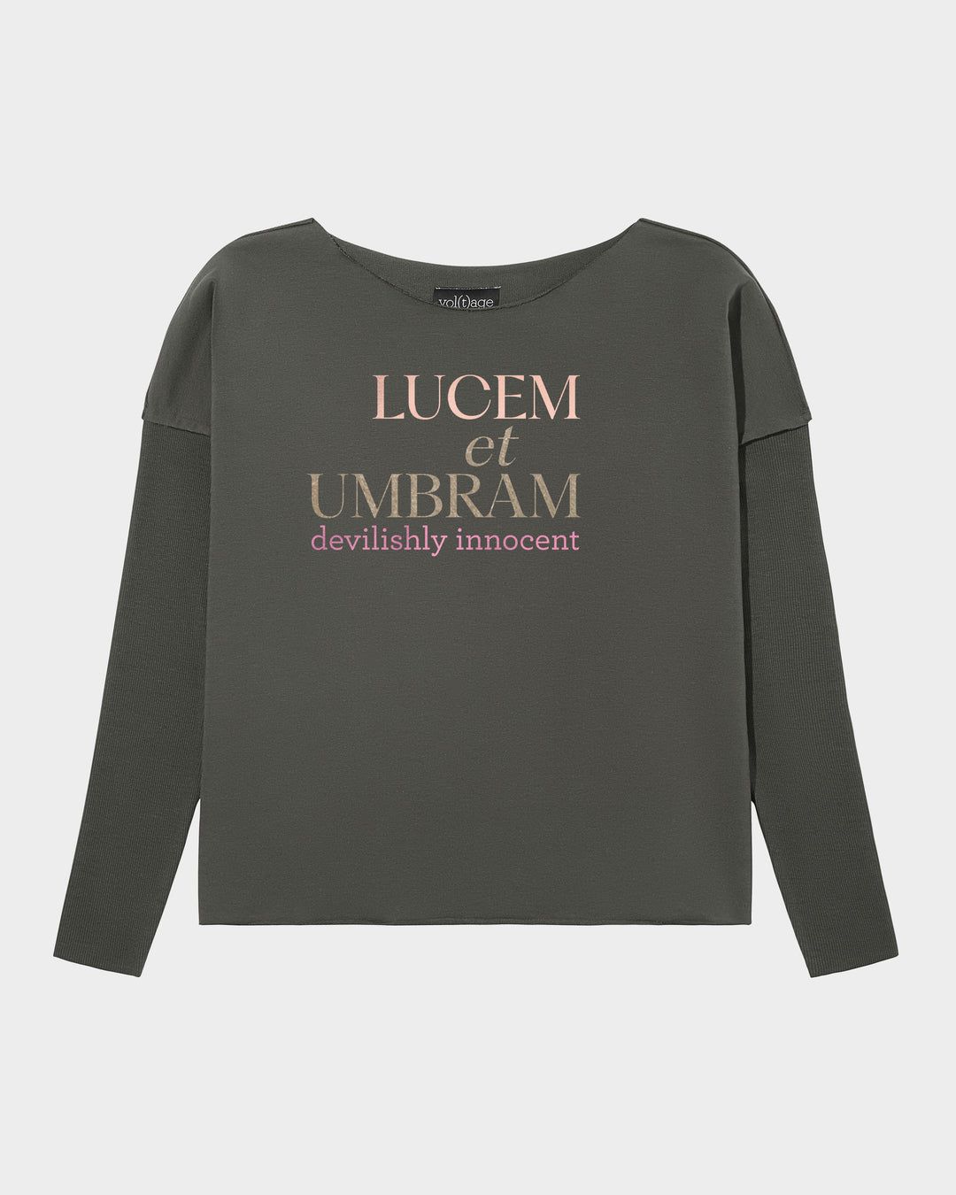 LUCEM et UMBRAM relaxed smart-shirt