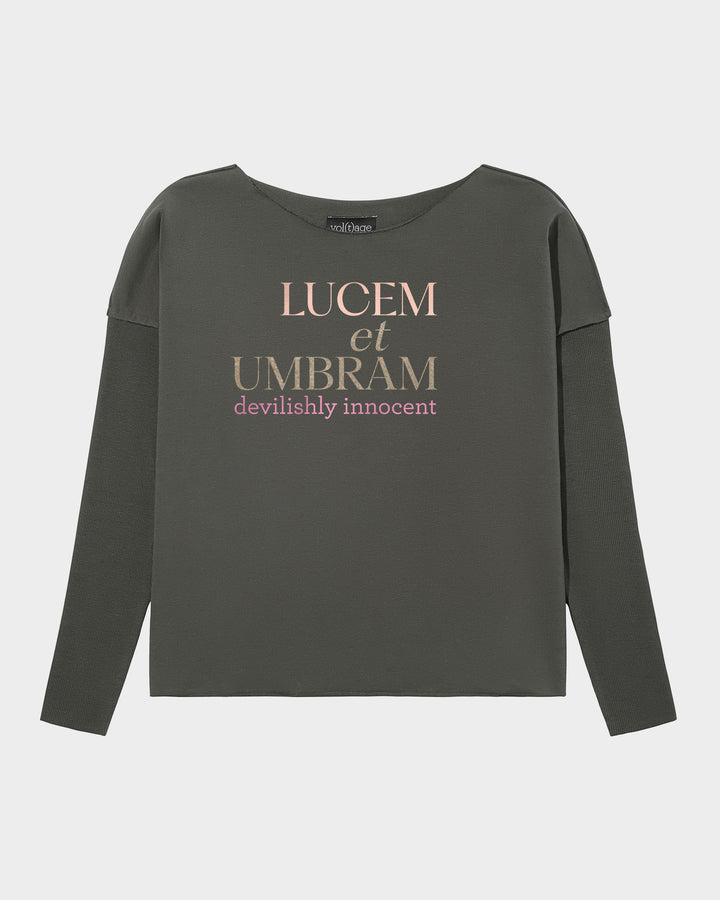 LUCEM et UMBRAM relaxed smart-shirt