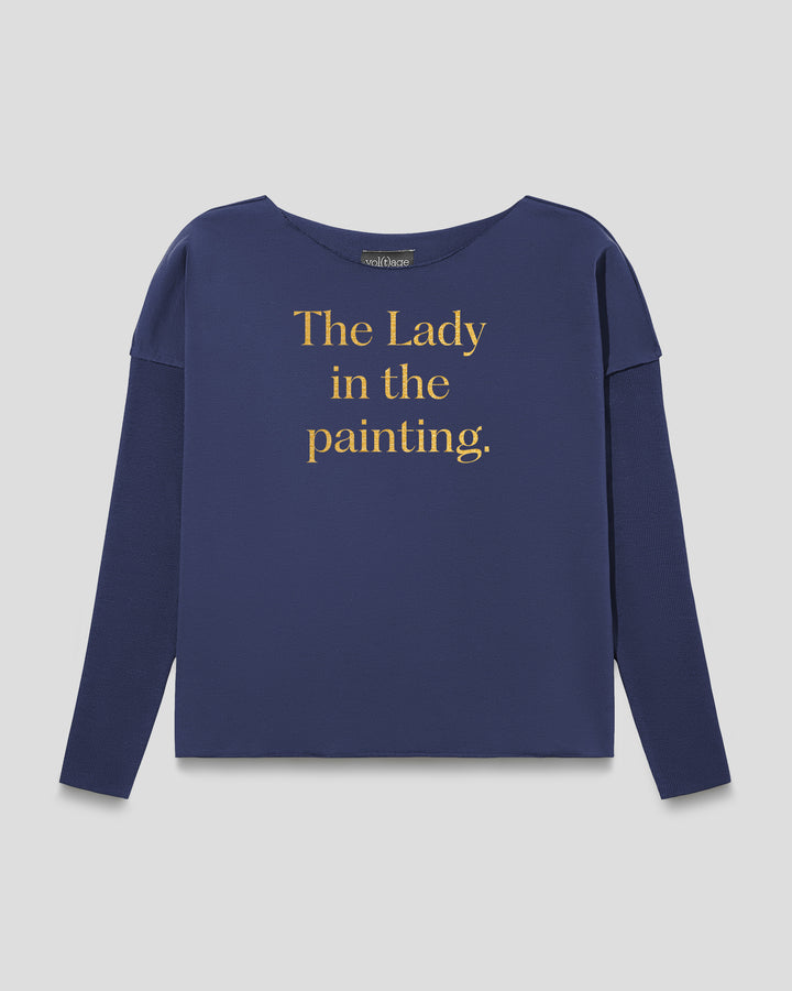 THE LADY IN THE PAINTING relaxed smart-shirt