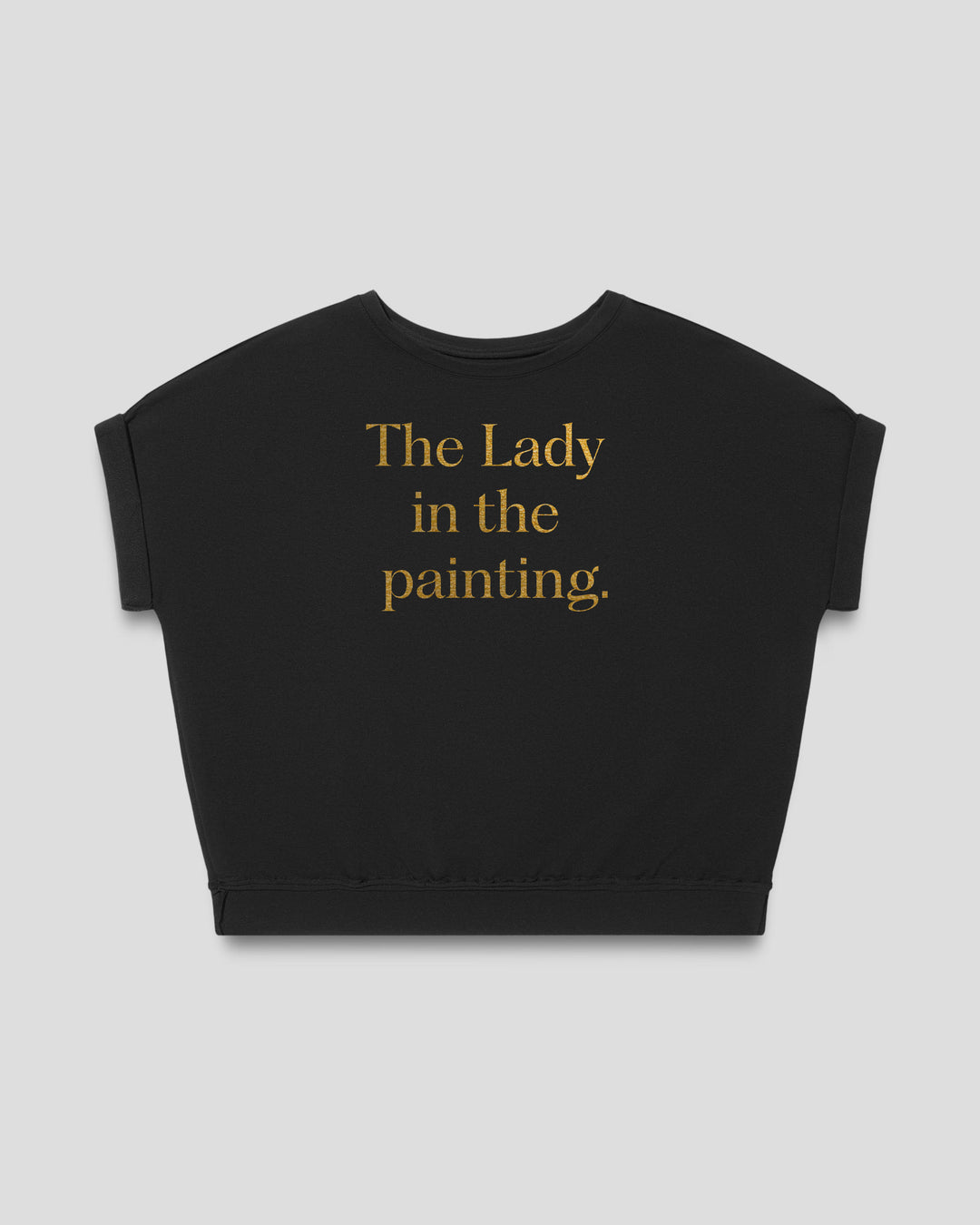 The Lady in the Painting. fitted smart-tee