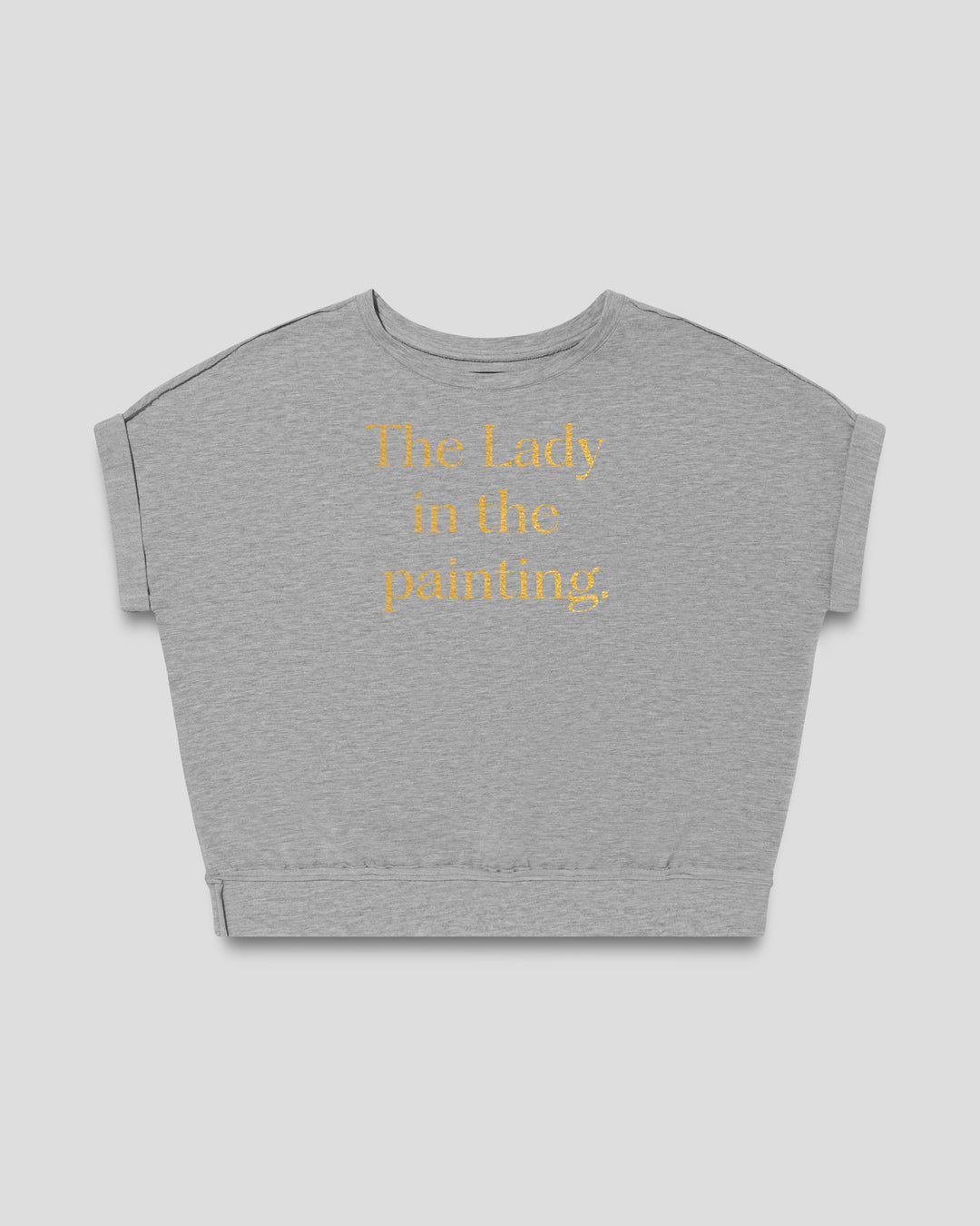 The Lady in the Painting. fitted smart-tee