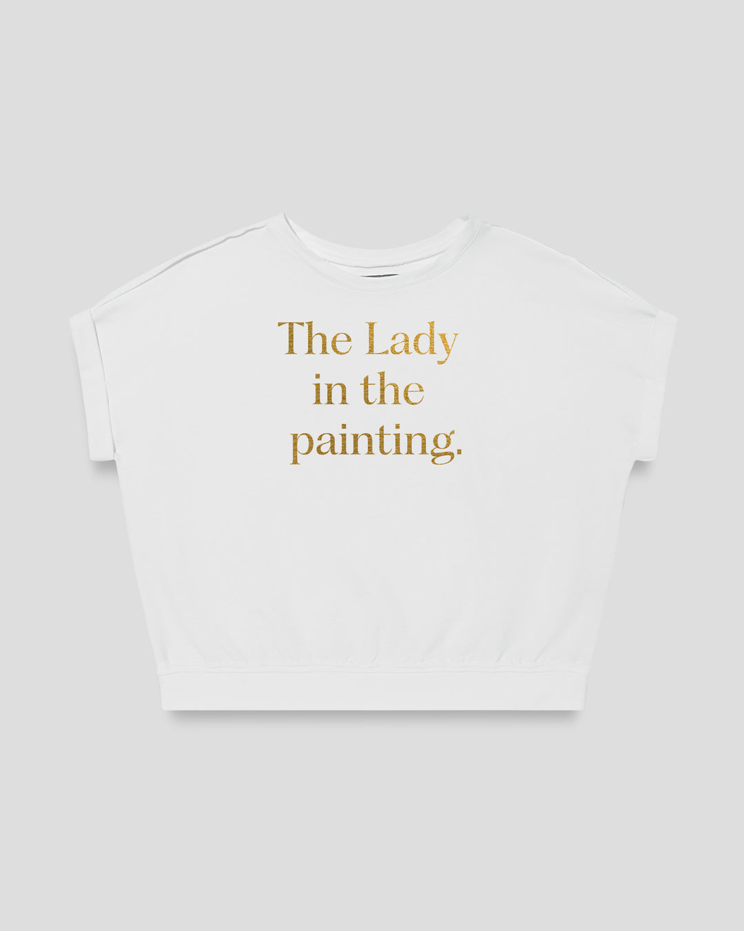 The Lady in the Painting. fitted smart-tee