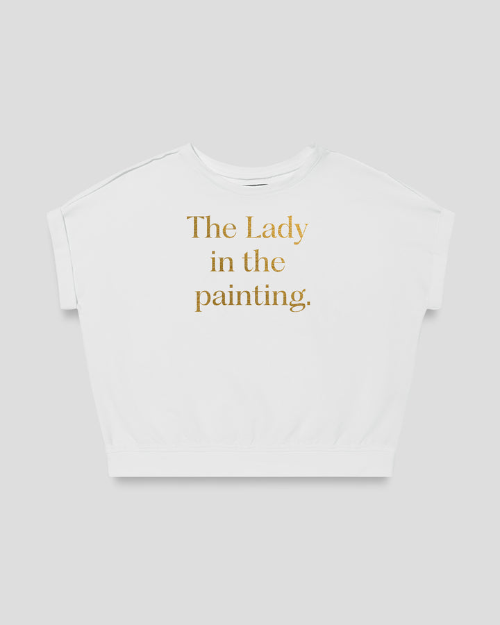 The Lady in the Painting. fitted smart-tee