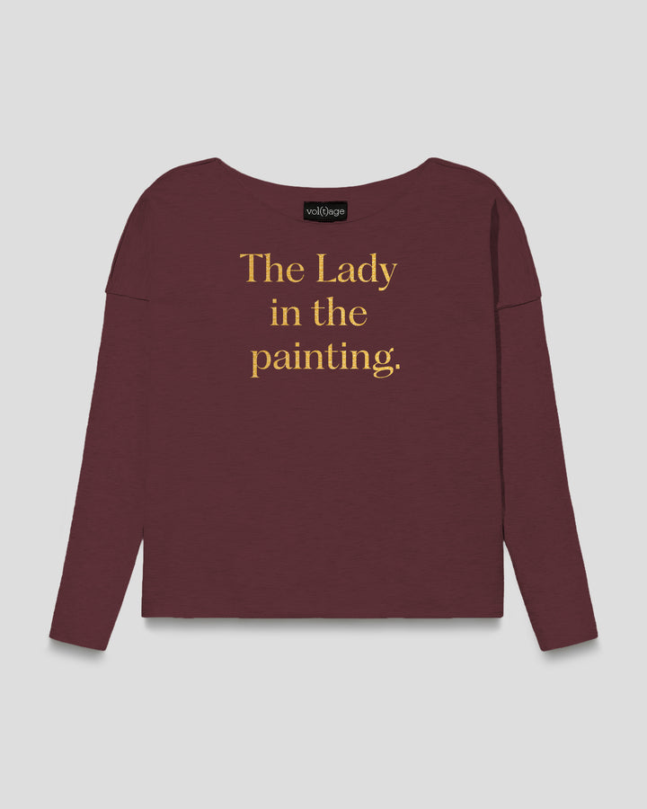 THE LADY IN THE PAINTING relaxed smart-shirt