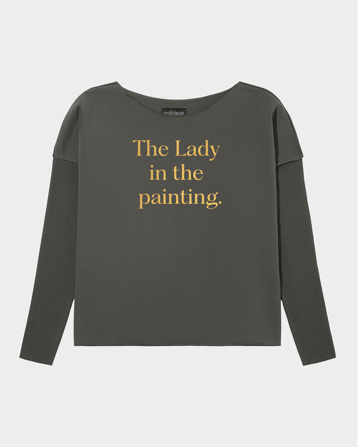 THE LADY IN THE PAINTING relaxed smart-shirt
