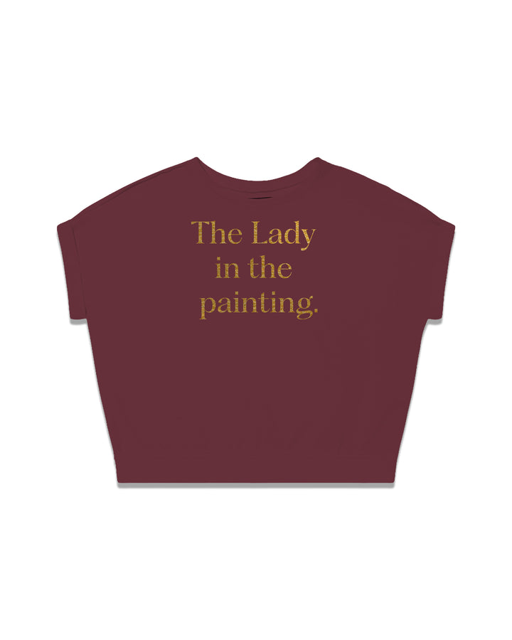 The Lady in the Painting. fitted smart-tee