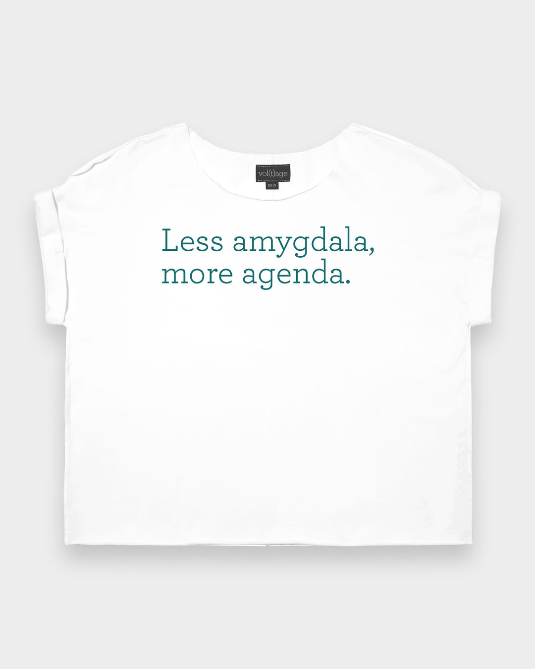 Less amygdala, more agenda. relaxed smart-tee
