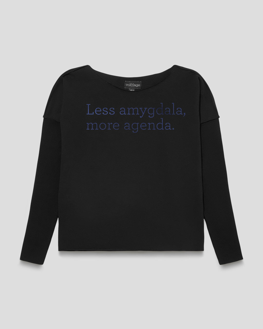 Less amygdala, more agenda. relaxed smart-shirt