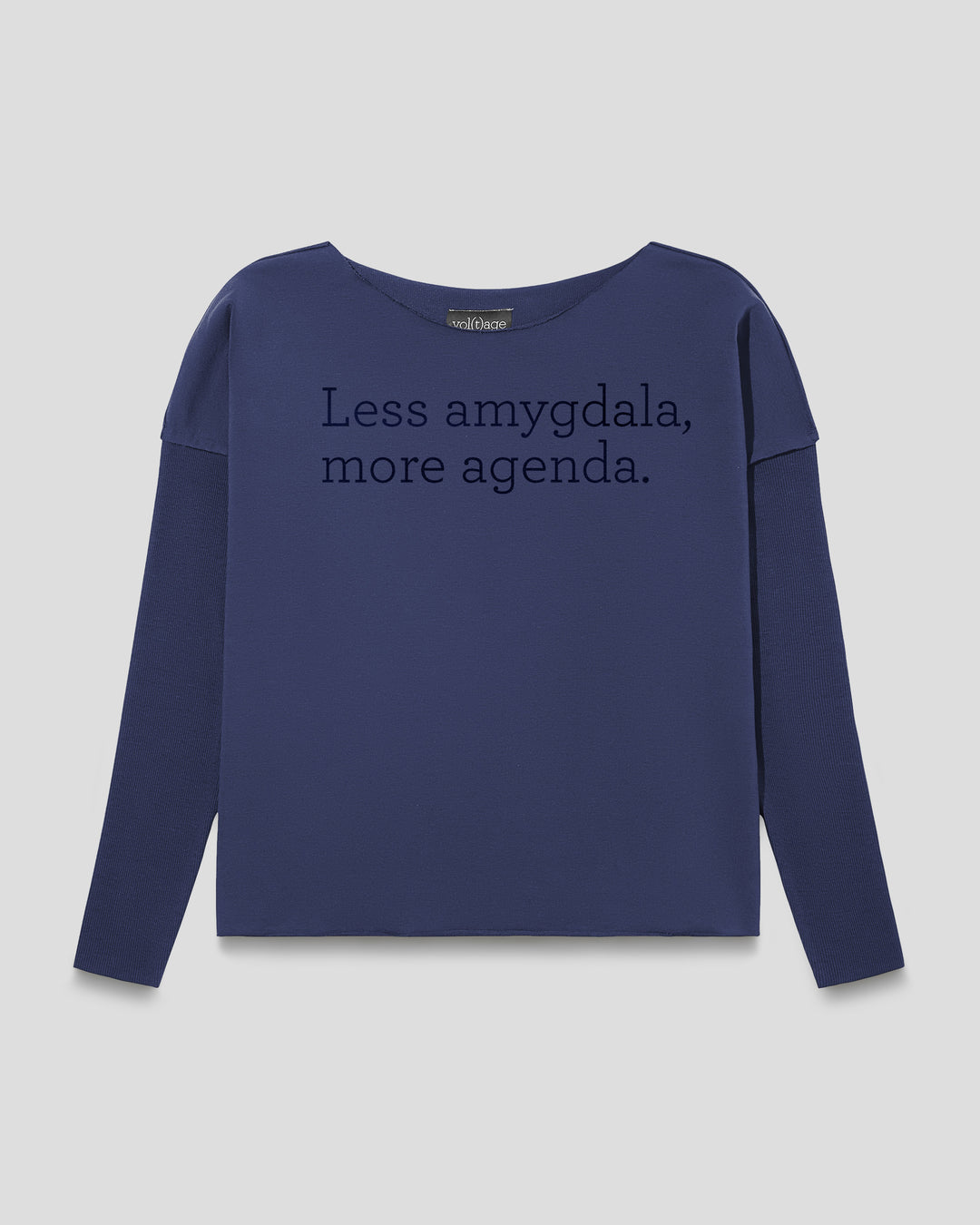 Less amygdala, more agenda. relaxed smart-shirt