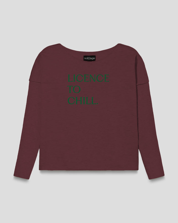 LICENCE TO CHILL relaxed smart-shirt