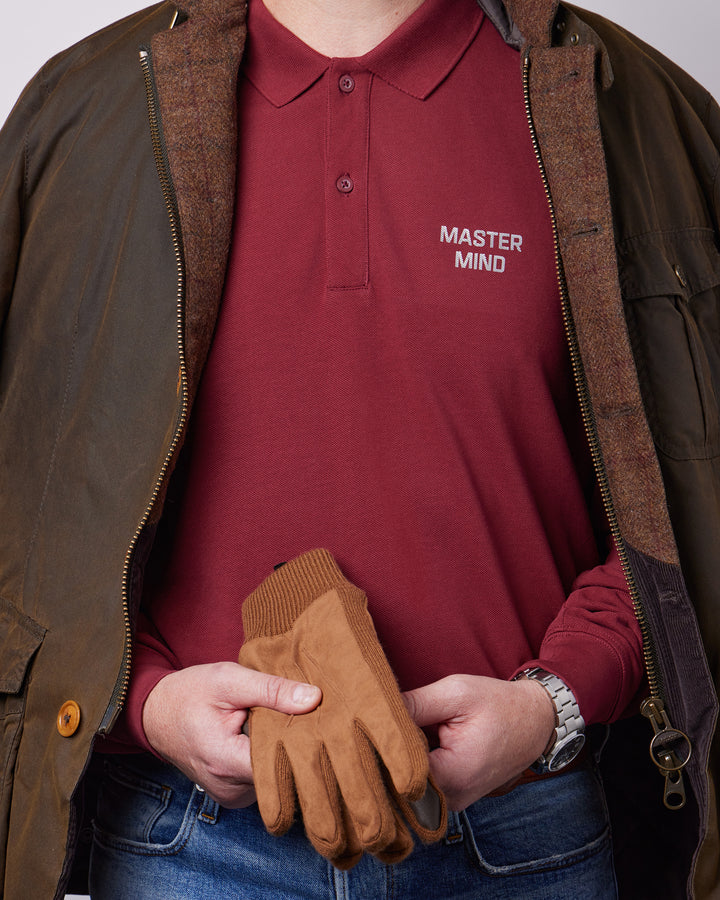 MASTER MIND piqué polo shirt