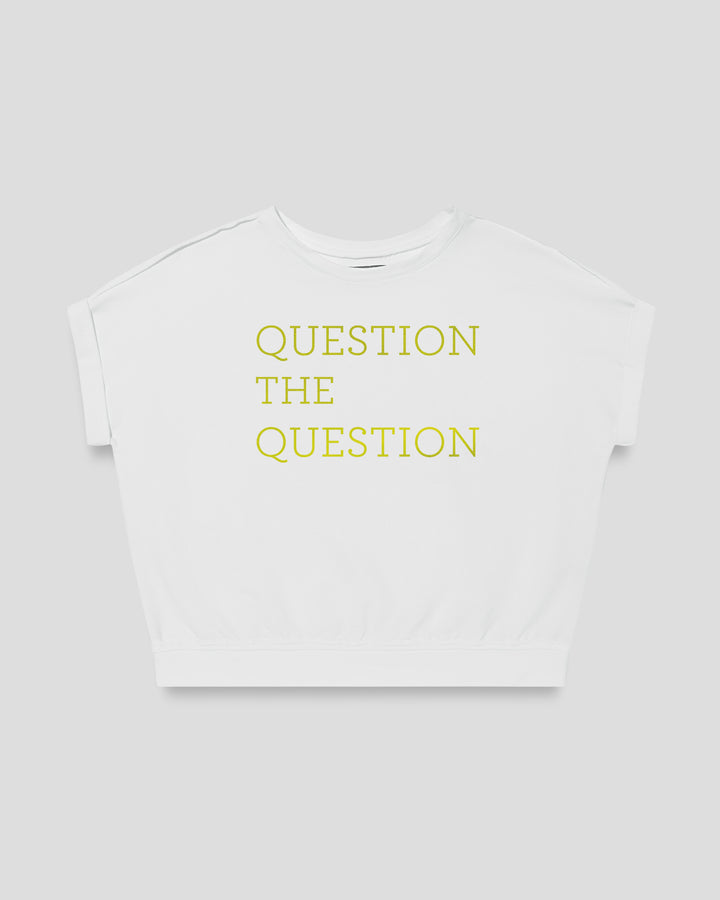 QUESTION THE QUESTION fitted smart-tee