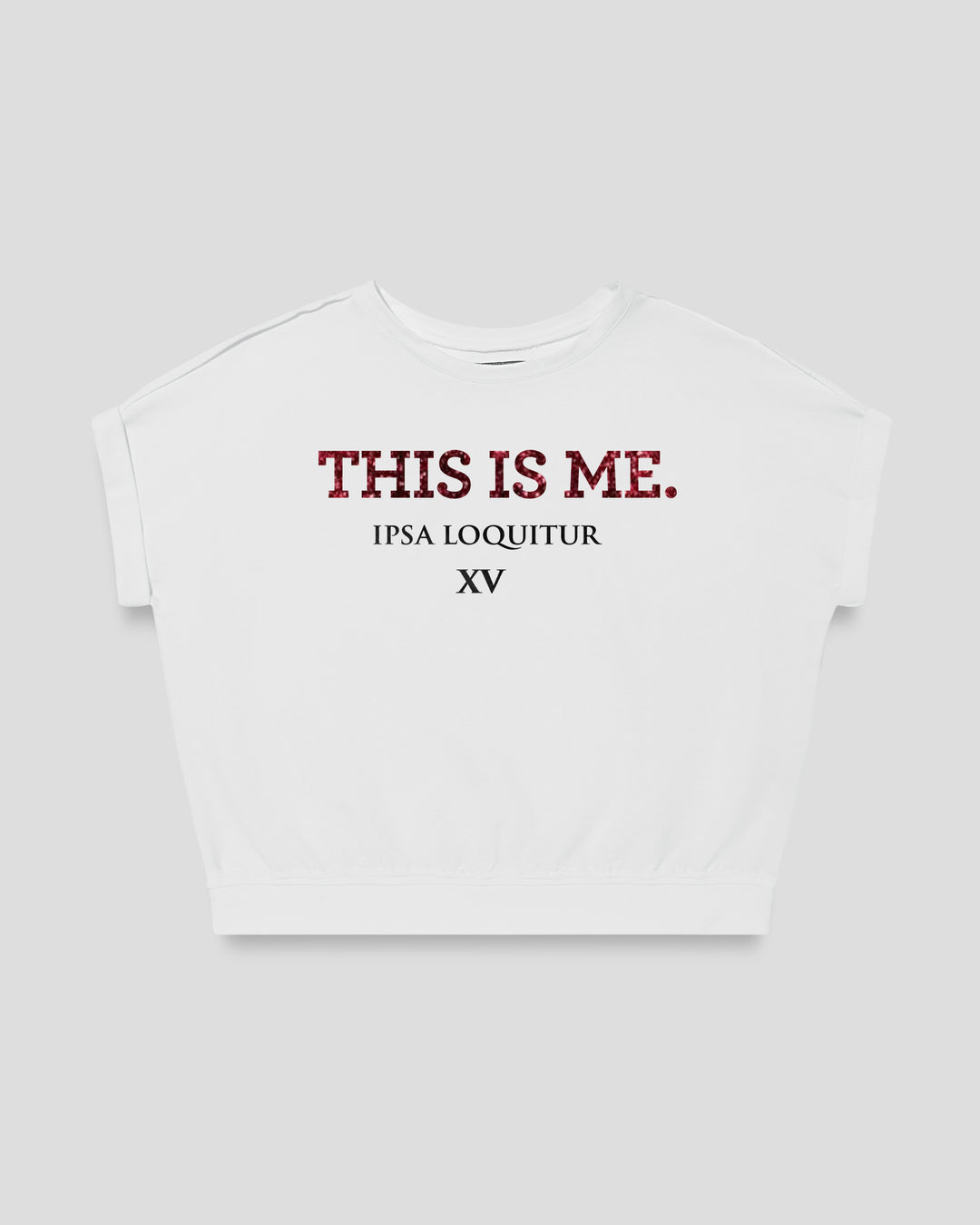 THIS IS ME / ipsa loquitur fitted smart-tee