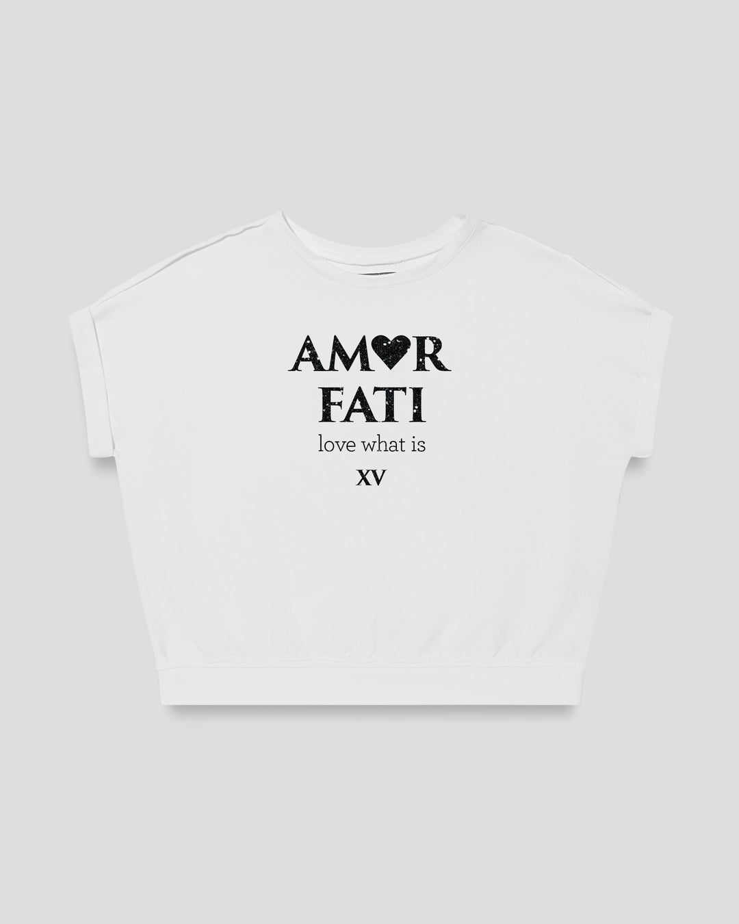 AMOR FATI fitted smart-tee