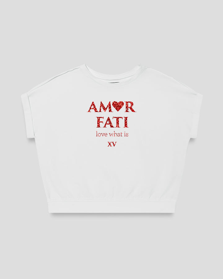 AMOR FATI fitted smart-tee