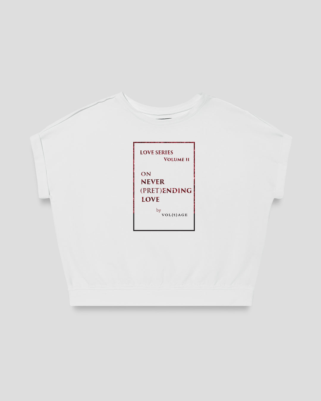 LOVE SERIES II ON NEVER (PRET)ENDING LOVE fitted smart-tee