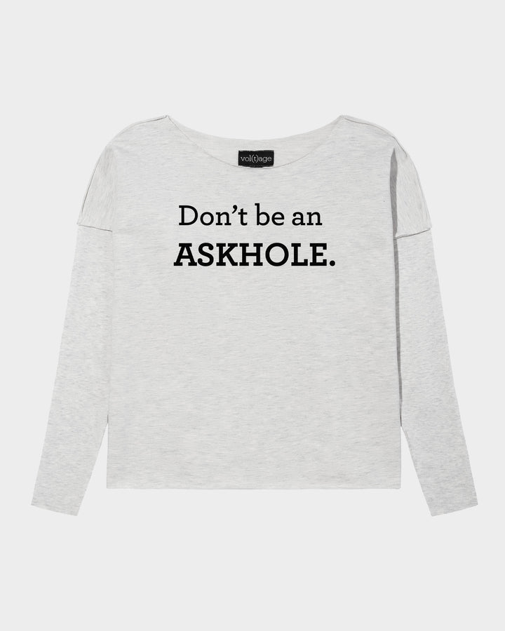 Don't be an ASKHOLE. relaxed smart-shirt