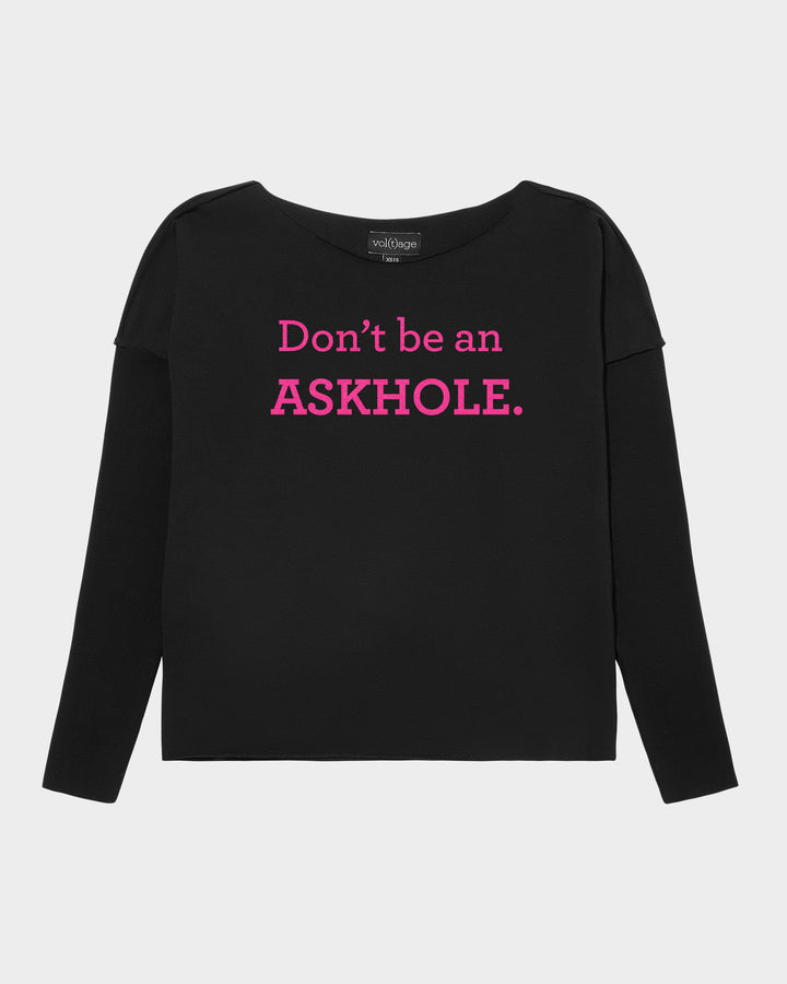 Don't be an ASKHOLE. relaxed smart-shirt