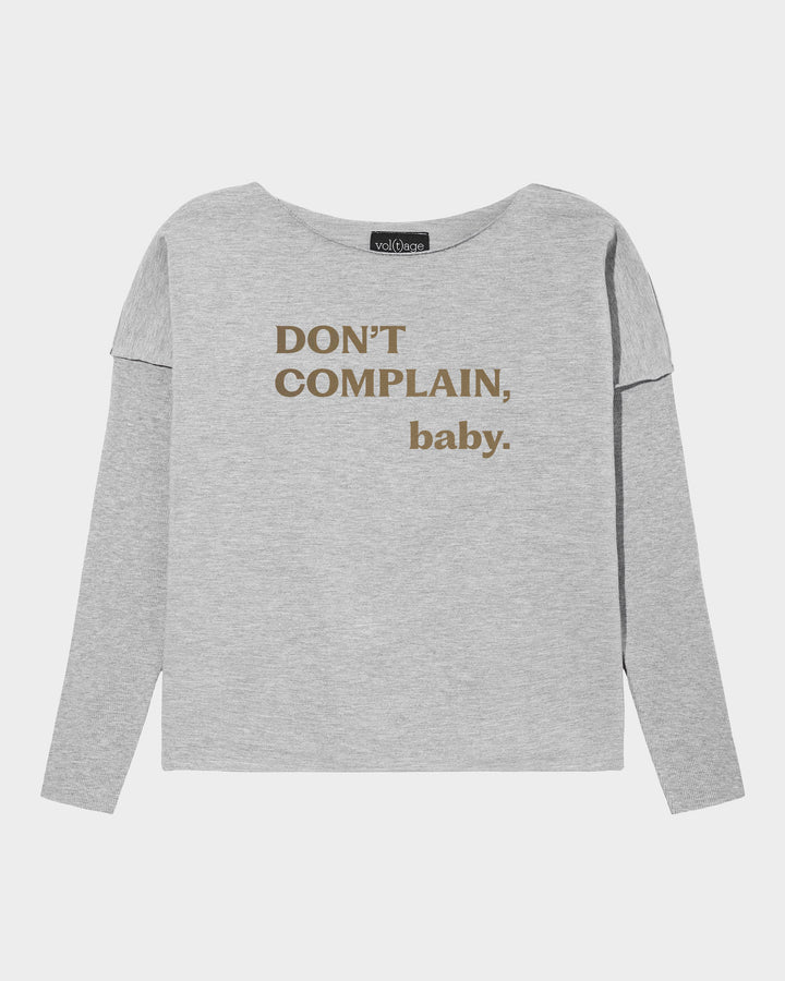 Don't Complain, Baby. relaxed smart-shirt