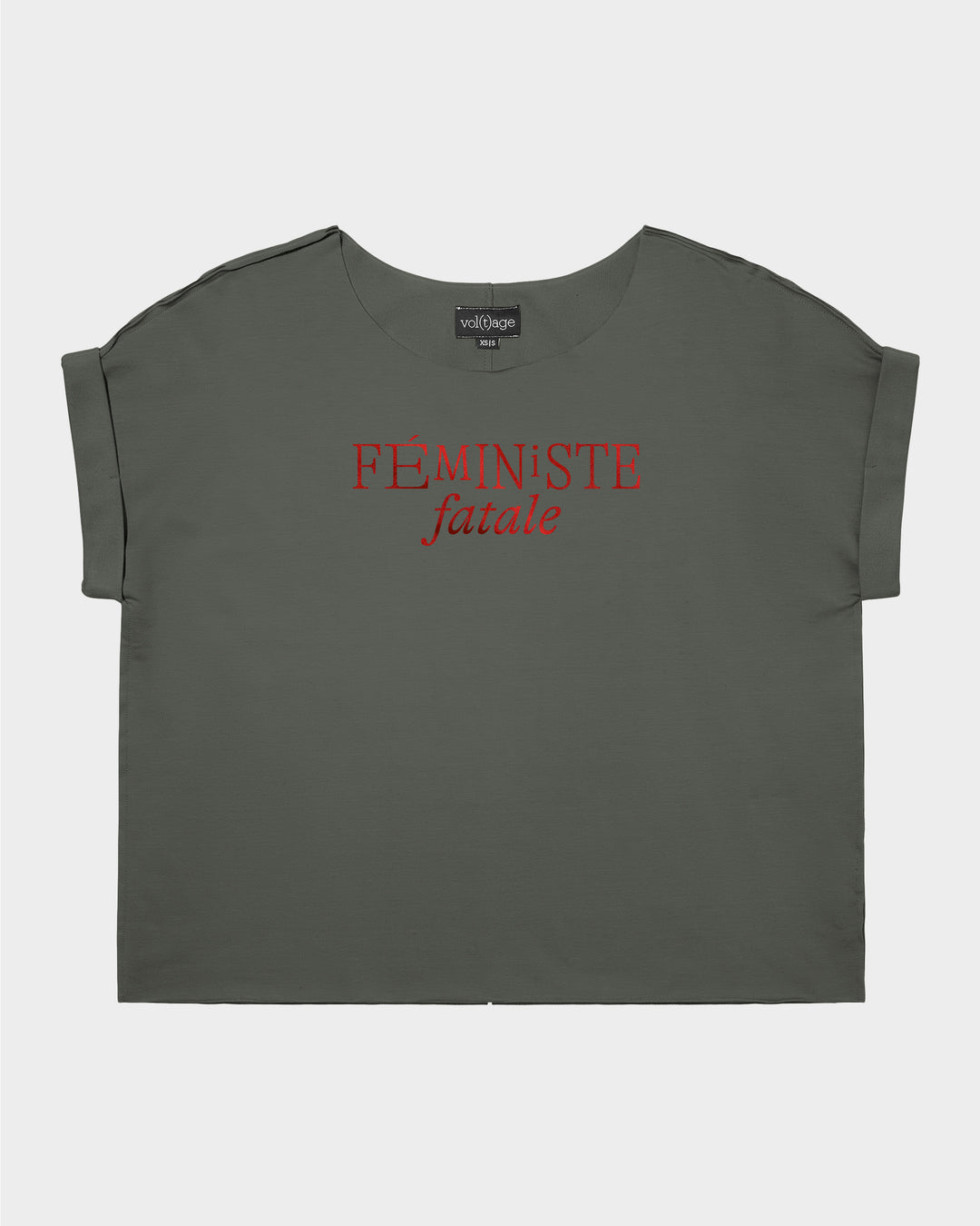 FEMINISTE FATALE. relaxed smart-tee