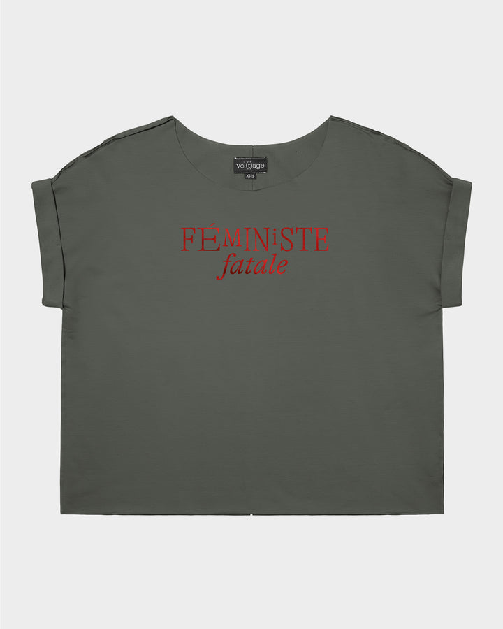 FEMINISTE FATALE. relaxed smart-tee