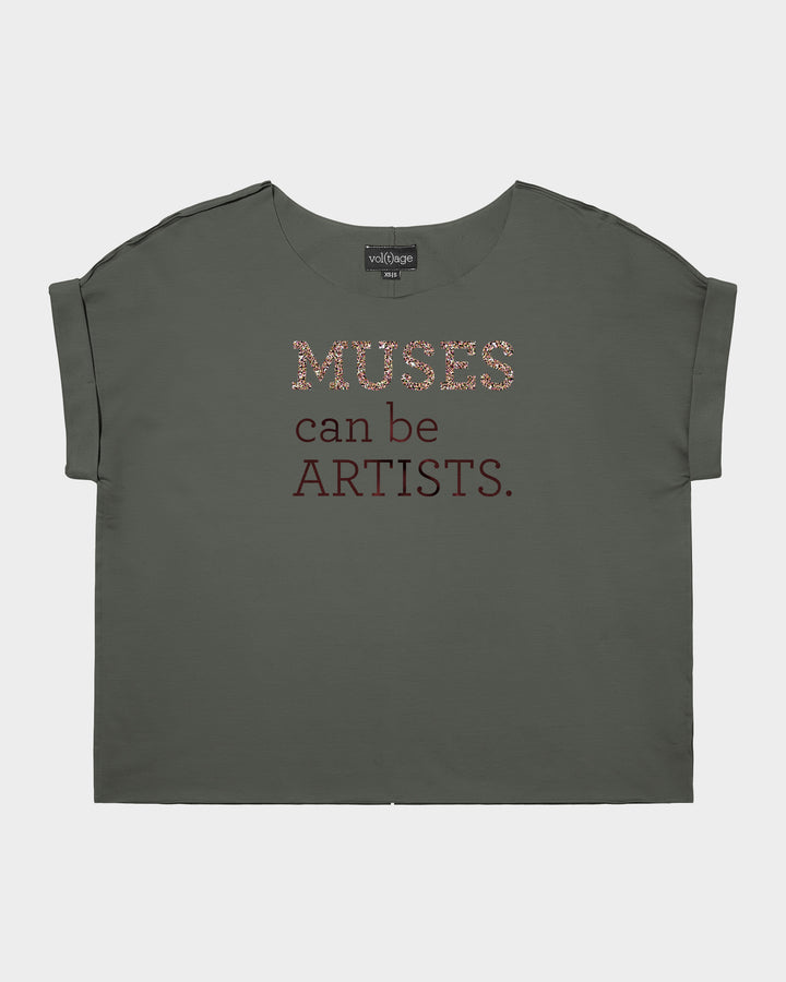 MUSES can be ARTISTS. relaxed smart-tee