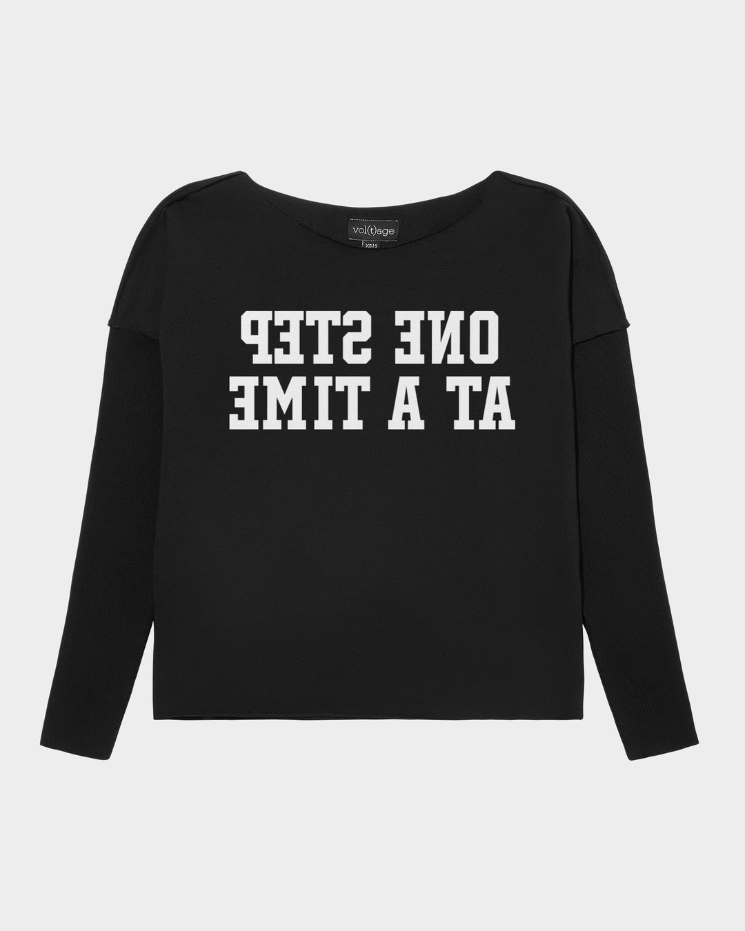 ONE STEP AT A TIME relaxed smart-shirt