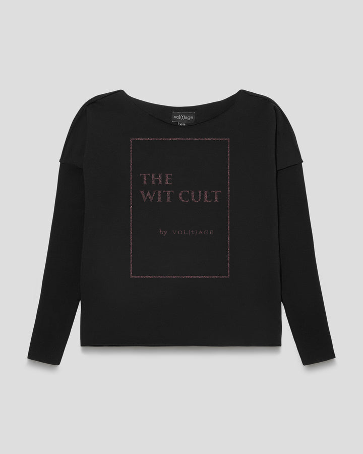 THE WIT CULT by vol(t)age relaxed smart-shirt in black