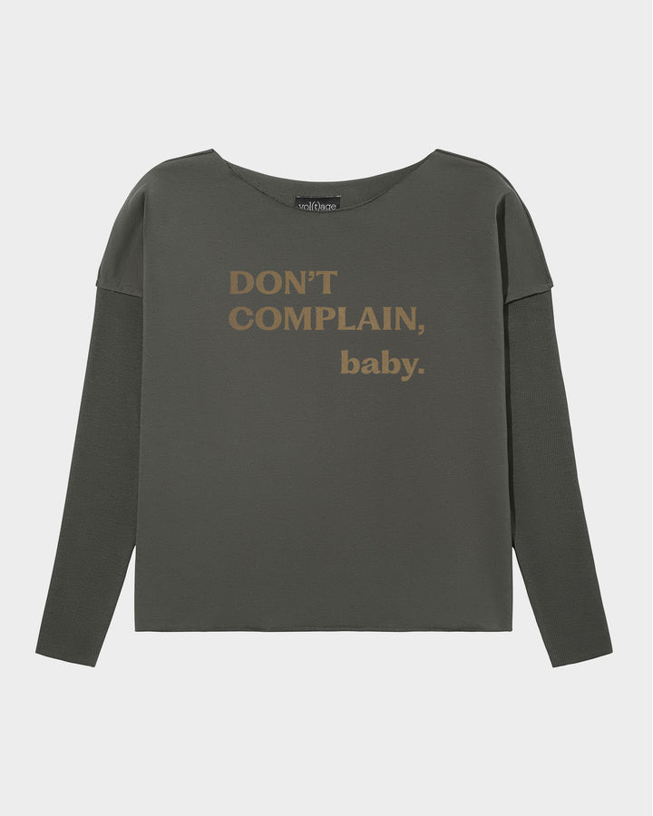 Don't Complain, Baby. relaxed smart-shirt
