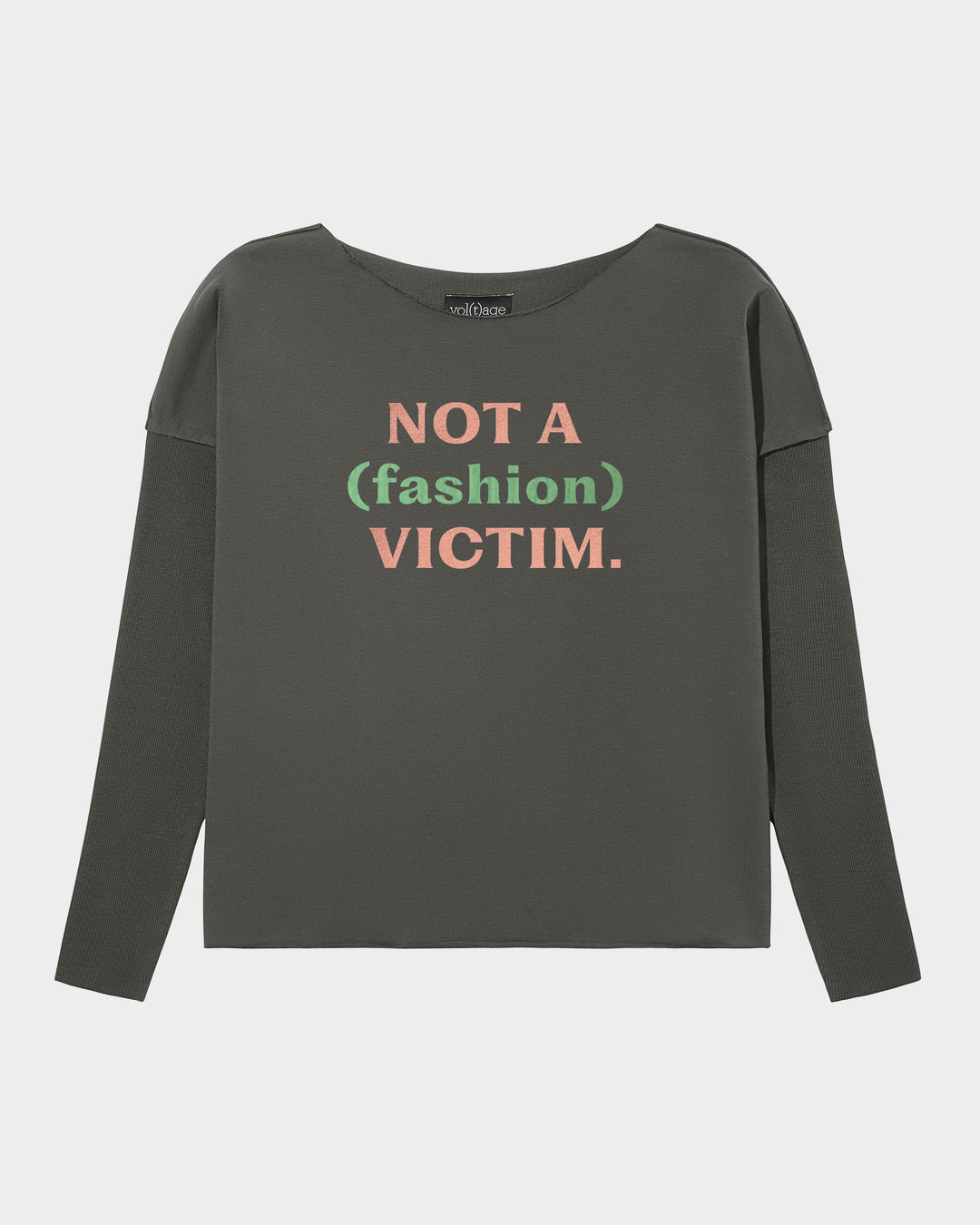 NOT A (FASHION) VICTIM relaxed smart-shirt