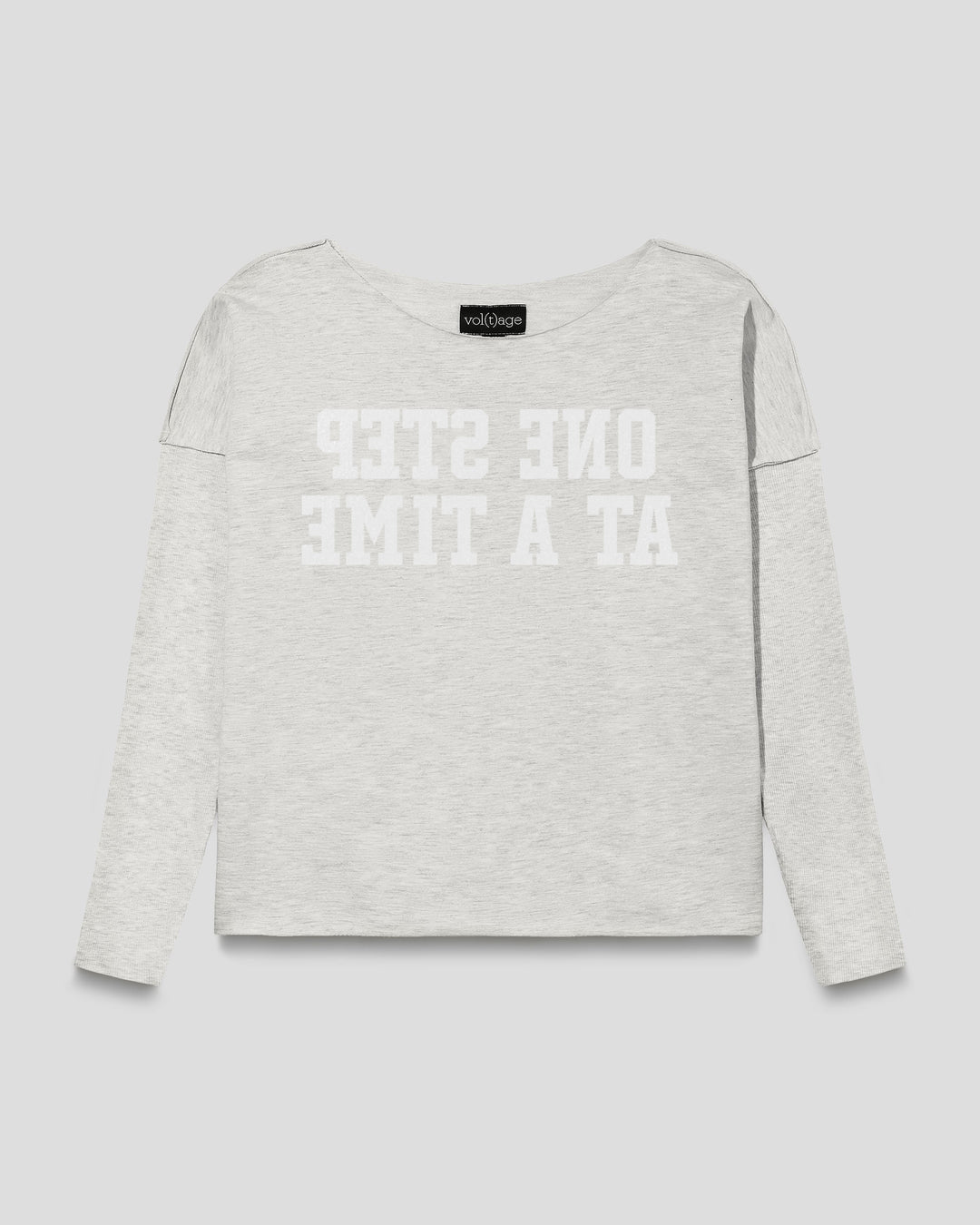 ONE STEP AT A TIME relaxed smart-shirt