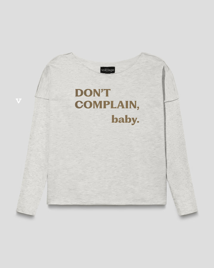 Don't Complain, Baby. relaxed smart-shirt