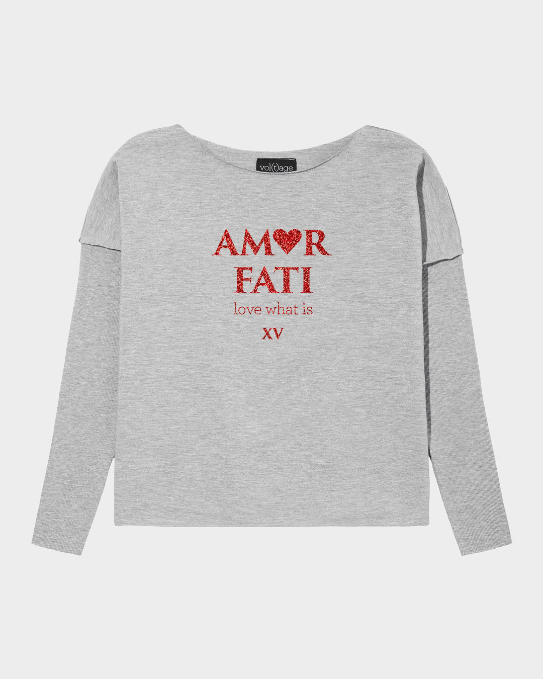 AMOR FATI relaxed smart-shirt