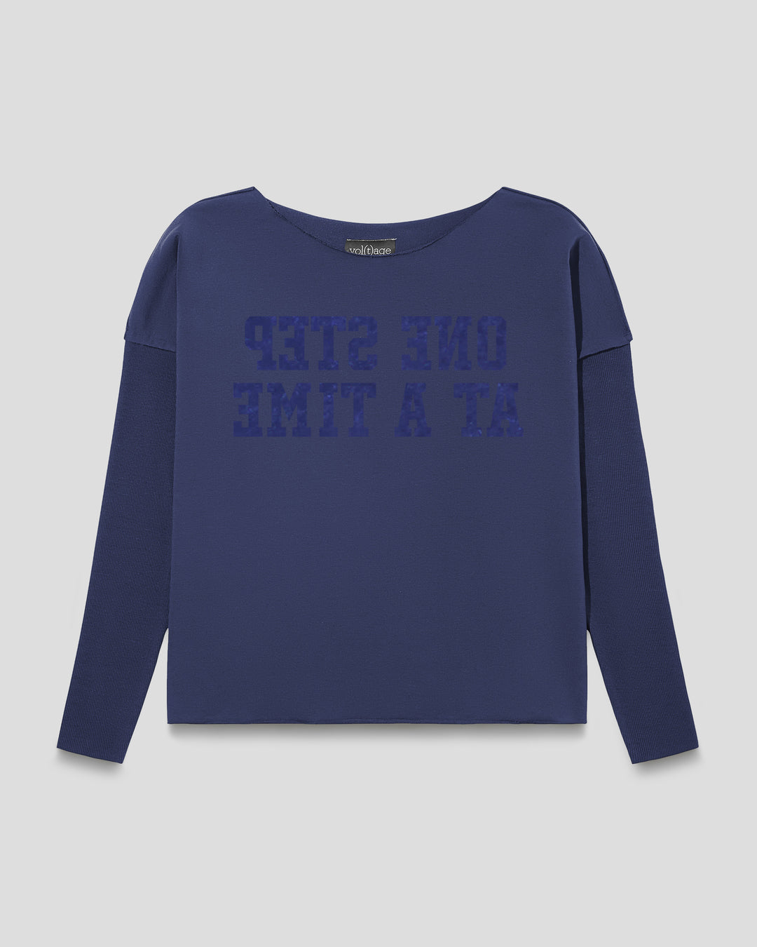 ONE STEP AT A TIME relaxed smart-shirt