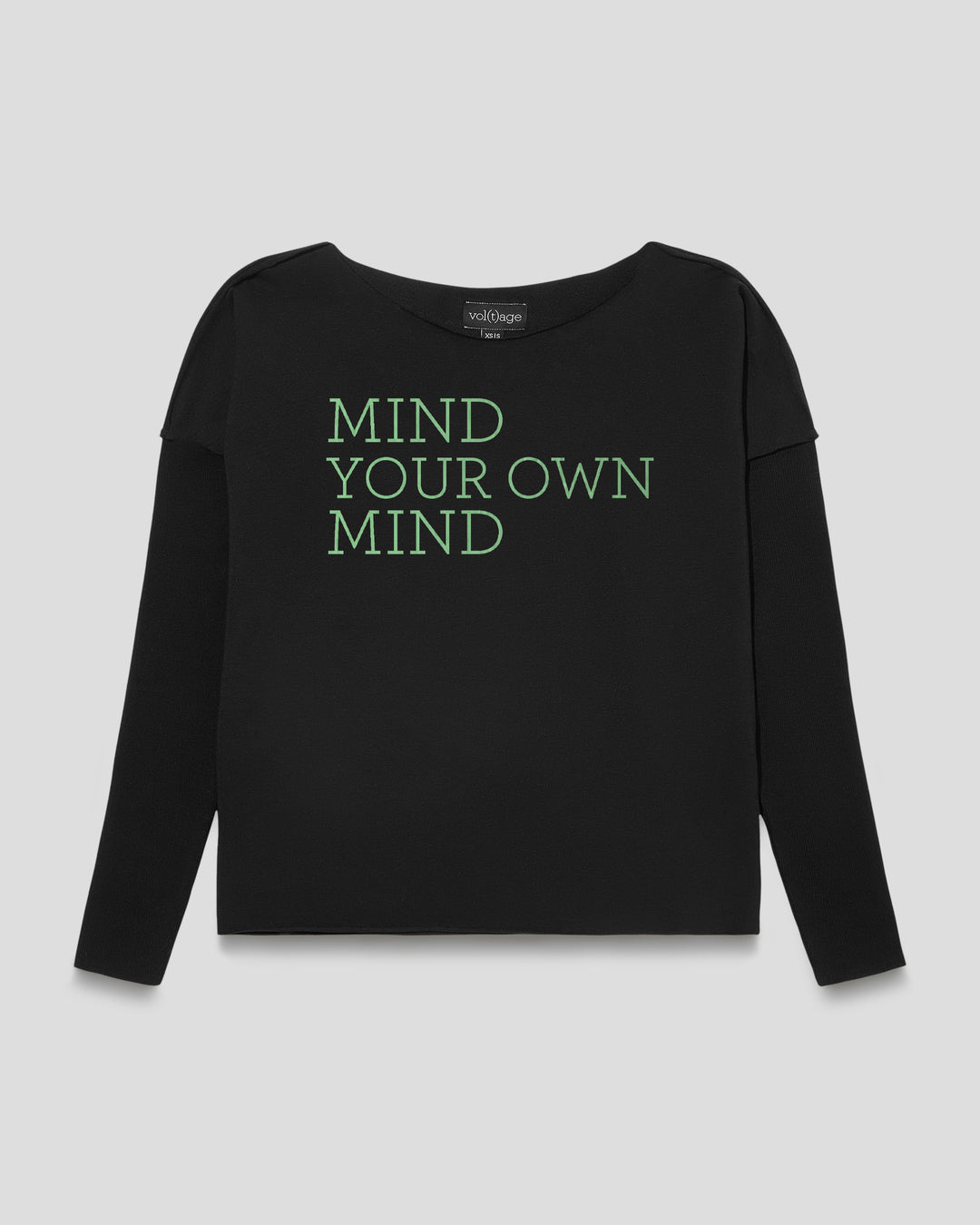MIND YOUR OWN MIND relaxed smart-shirt