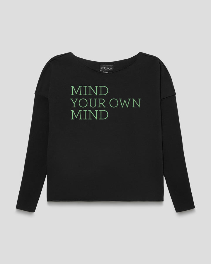 MIND YOUR OWN MIND relaxed smart-shirt
