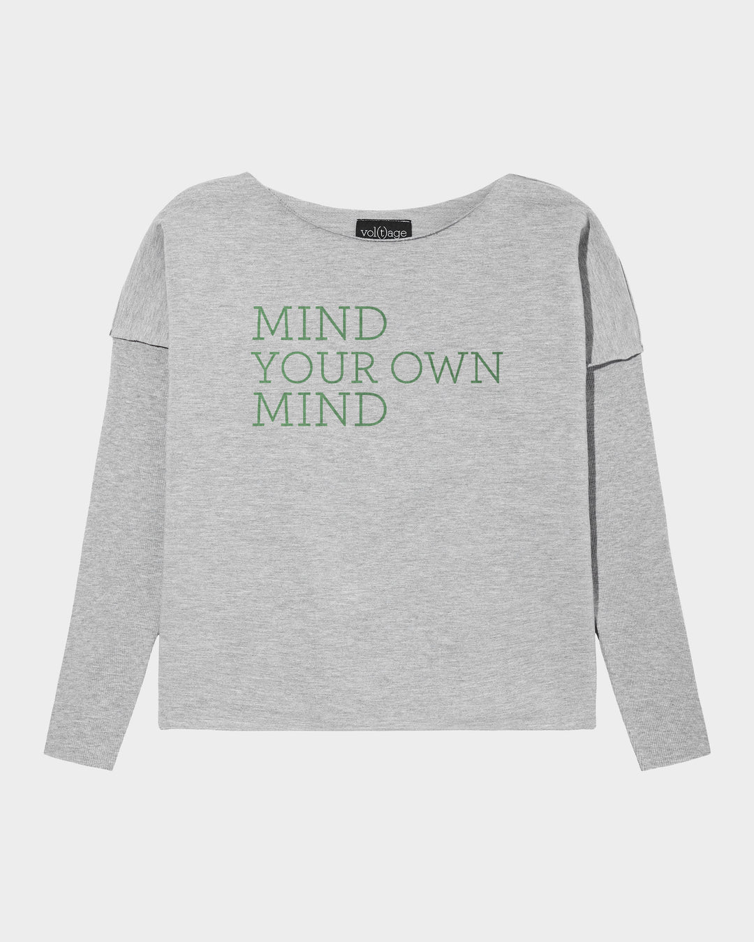 MIND YOUR OWN MIND relaxed smart-shirt