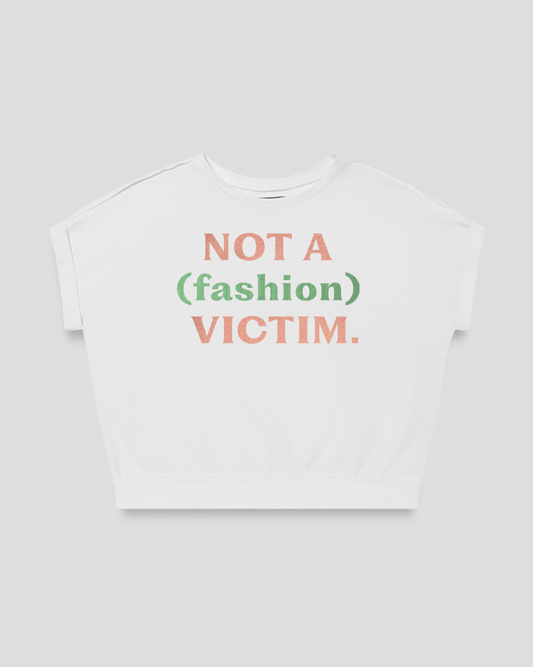 NOT A (fashion) VICTIM. fitted smart-tee