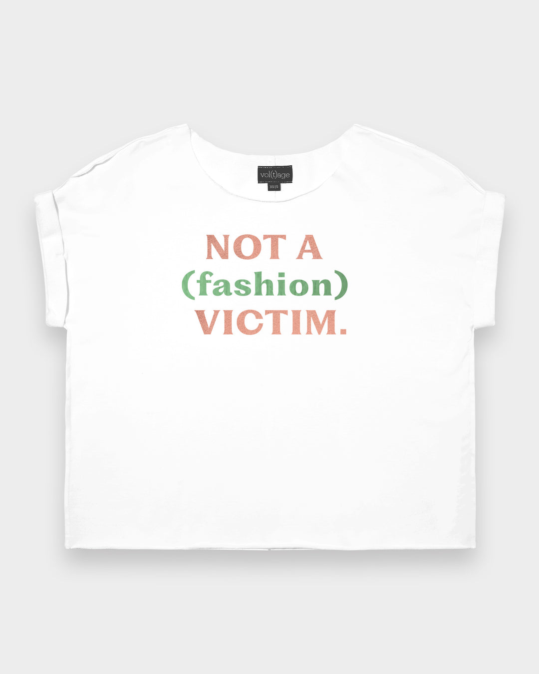 NOT A (FASHION) VICTIM relaxed smart-tee