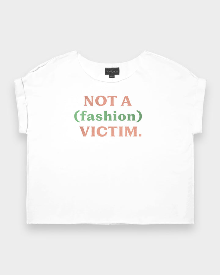 NOT A (FASHION) VICTIM relaxed smart-tee