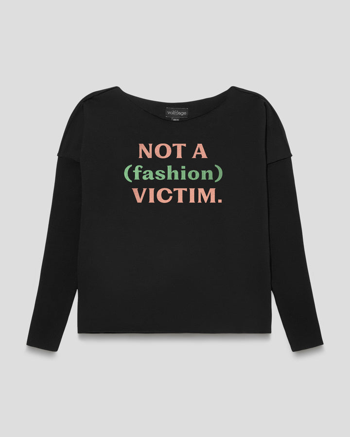 NOT A (FASHION) VICTIM relaxed smart-shirt