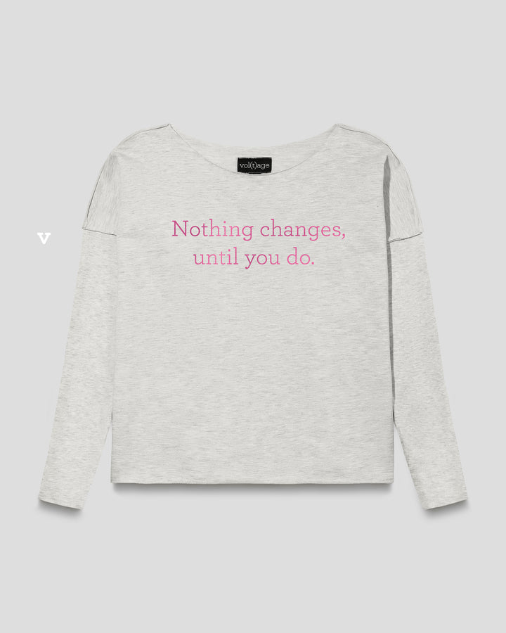 Nothing changes, until you do. relaxed smart-shirt