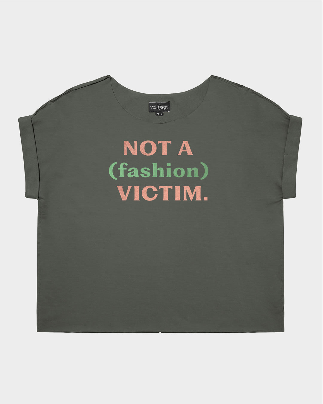 NOT A (FASHION) VICTIM relaxed smart-tee