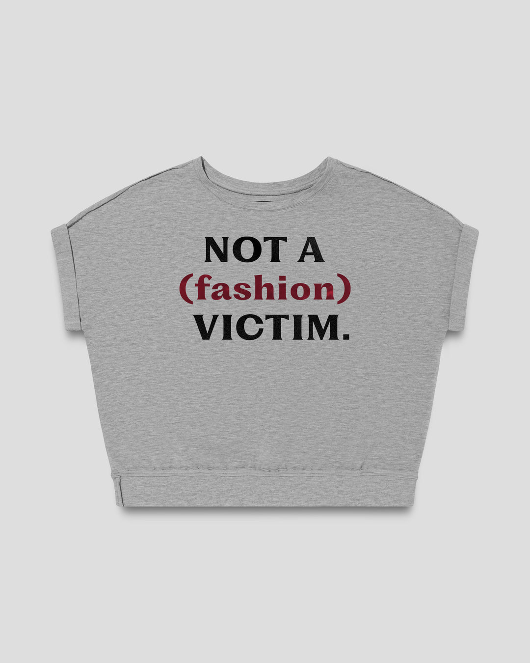 NOT A (fashion) VICTIM. fitted smart-tee