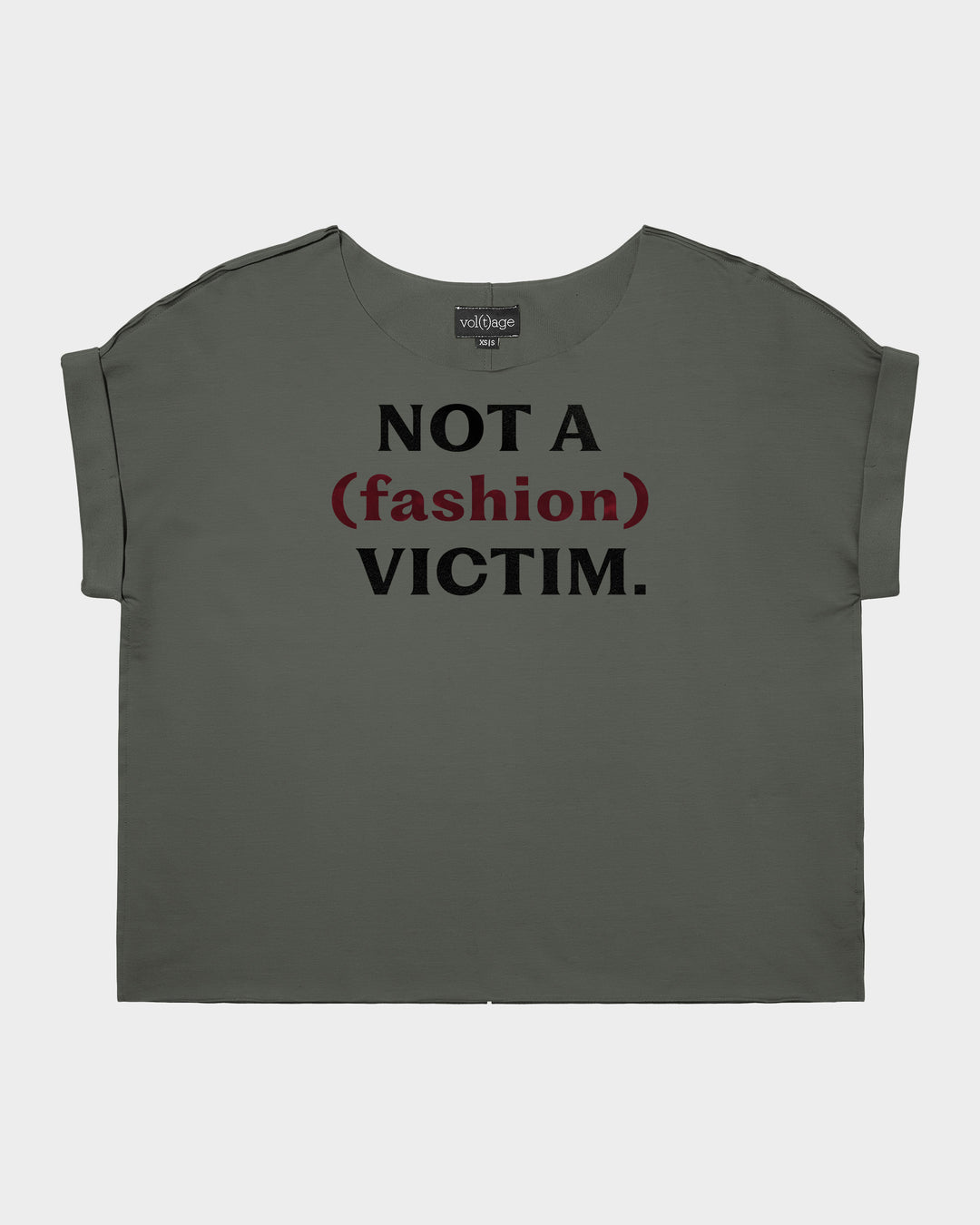 NOT A (fashion) VICTIM relaxed smart-tee