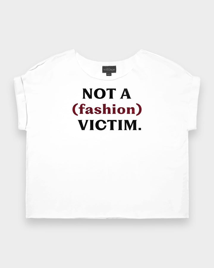 NOT A (fashion) VICTIM relaxed smart-tee