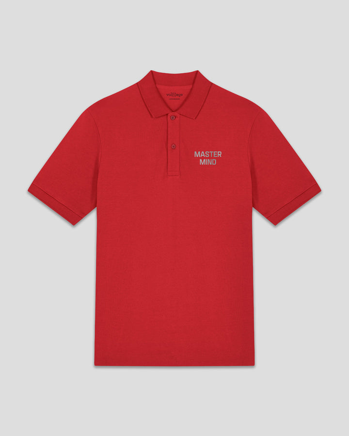 MASTER MIND piqué polo shirt