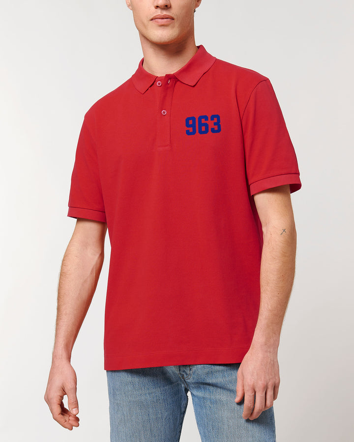 963 piqué polo shirt
