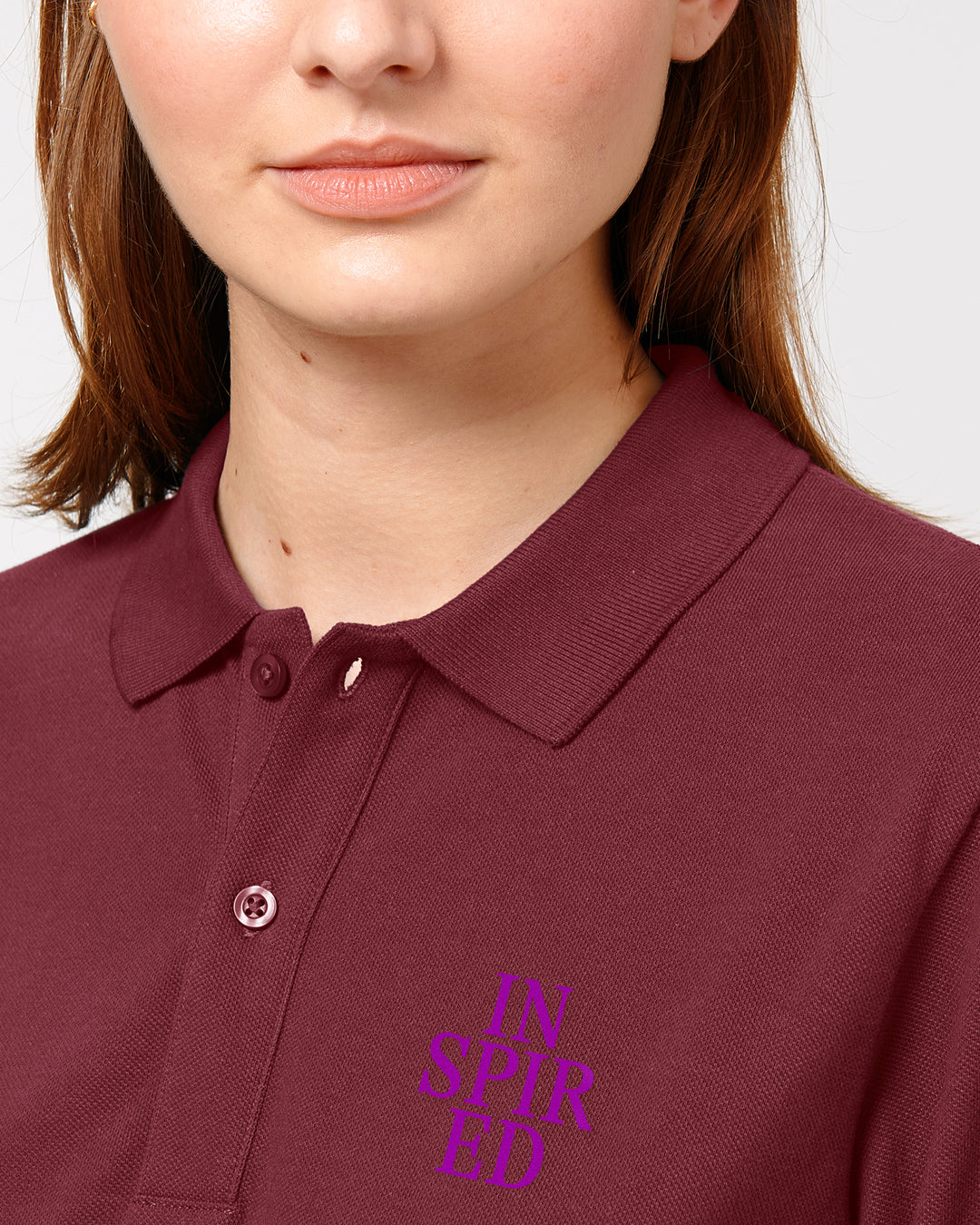 INSPIRED piqué polo shirt