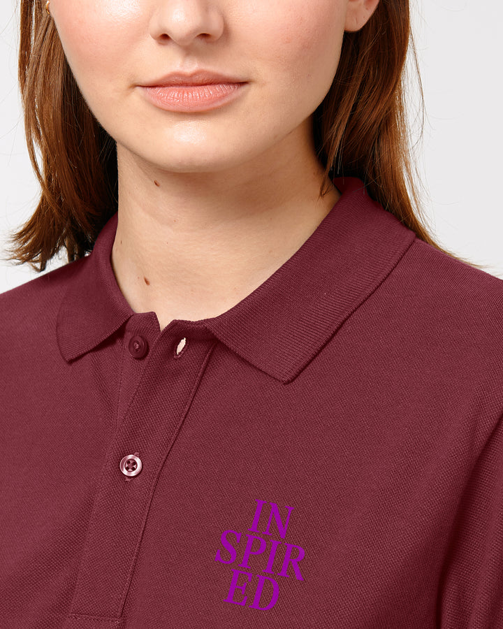 INSPIRED piqué polo shirt